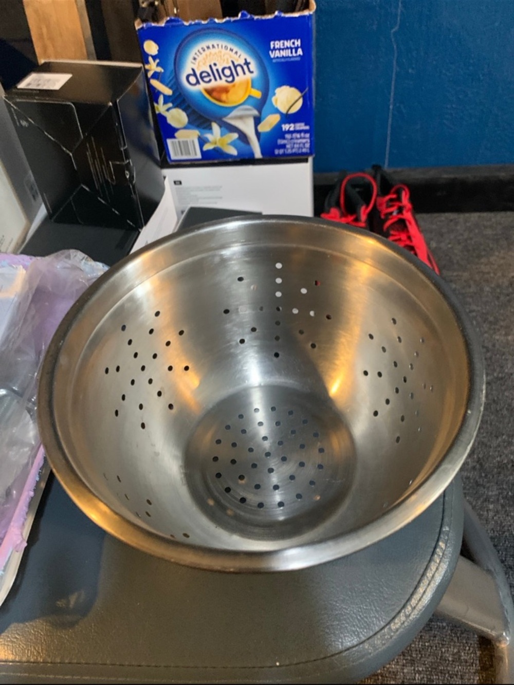 Mainstays Stainless Steel Colander - Silver